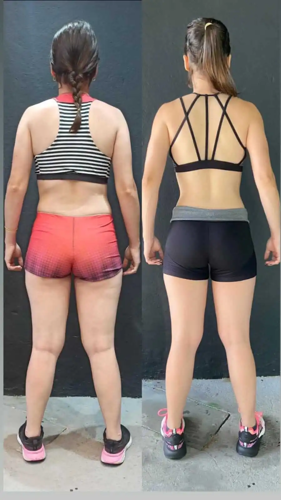 Aluna Reprograme — antes e depois