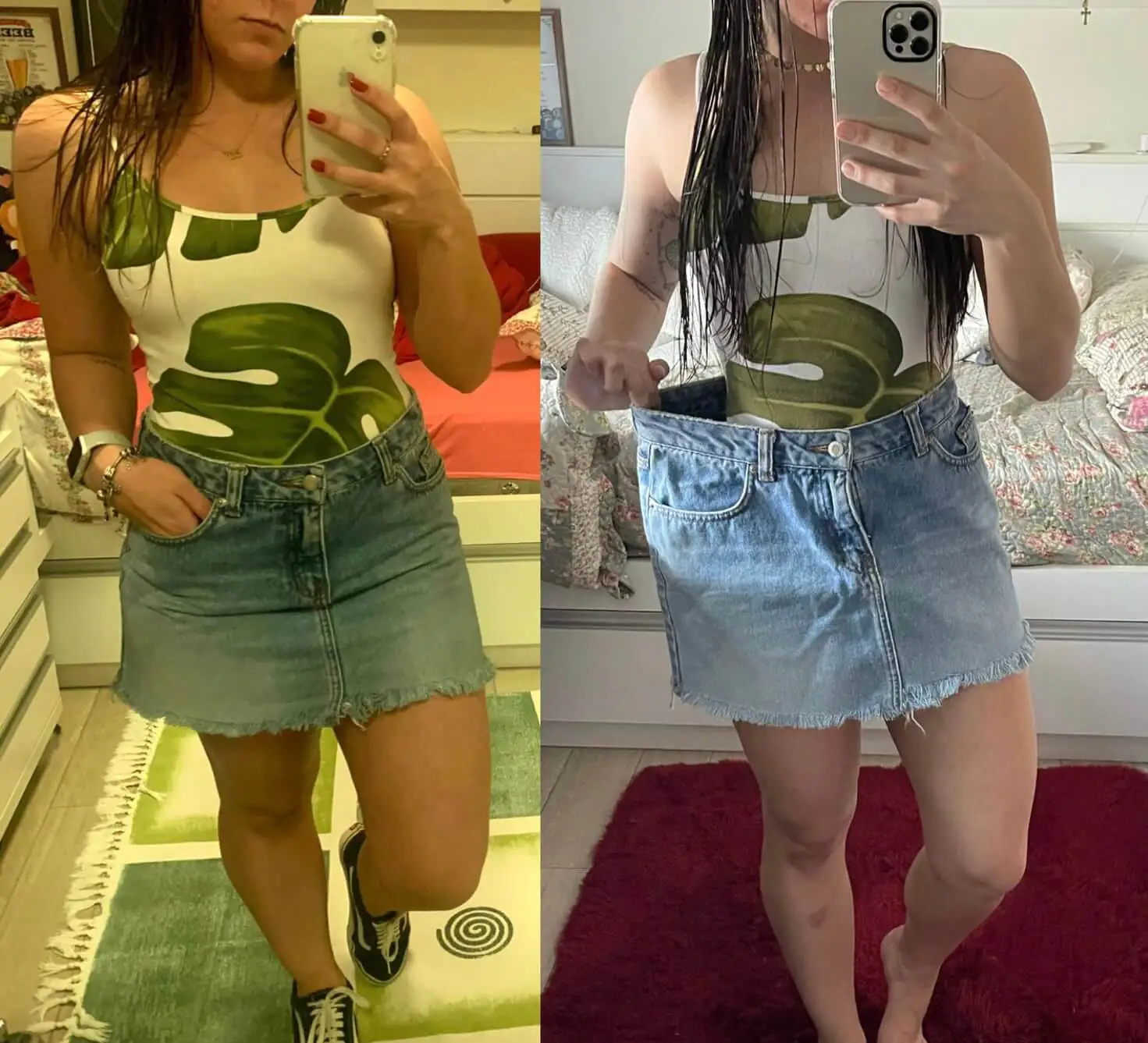 Aluna Reprograme — antes e depois