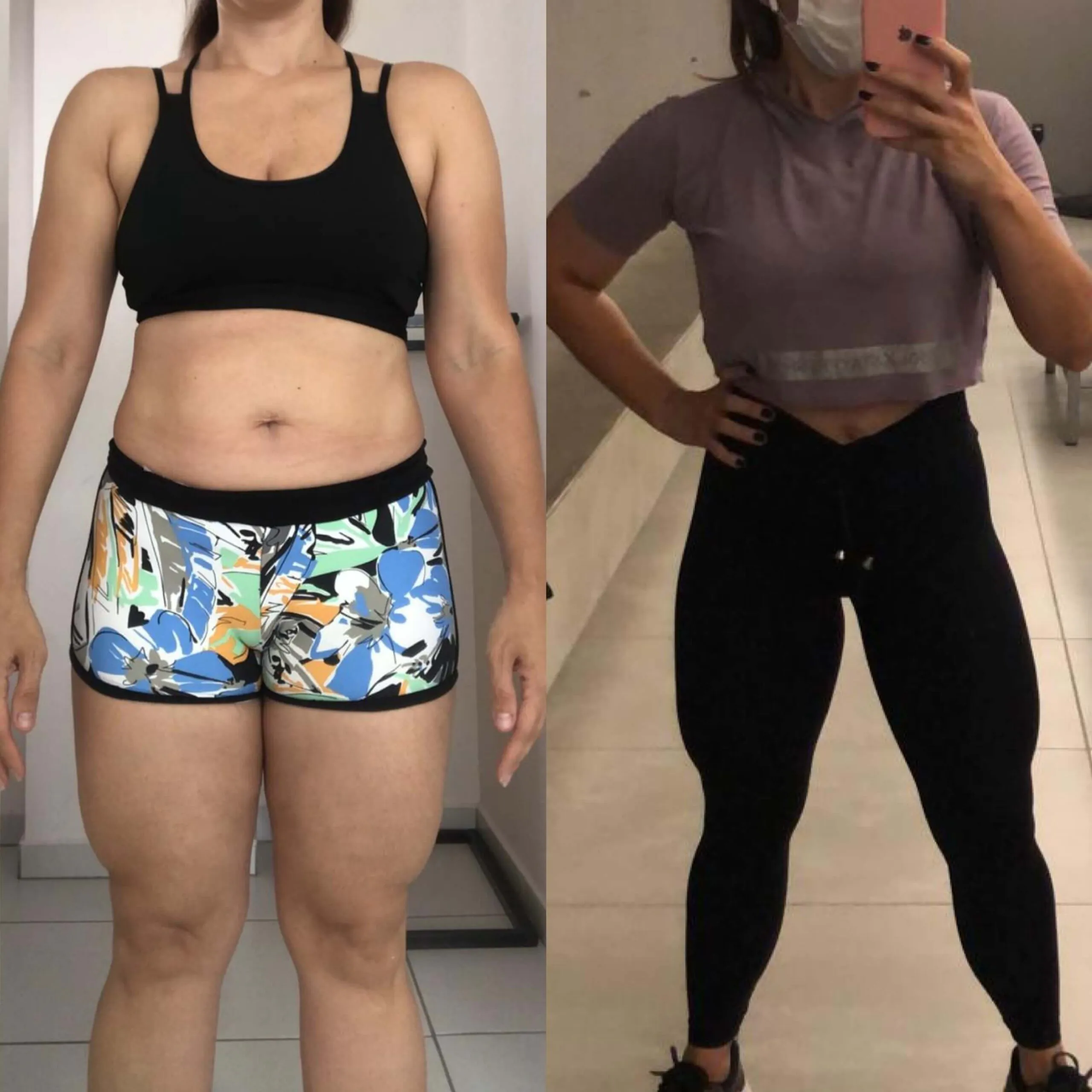 Aluna Reprograme — antes e depois