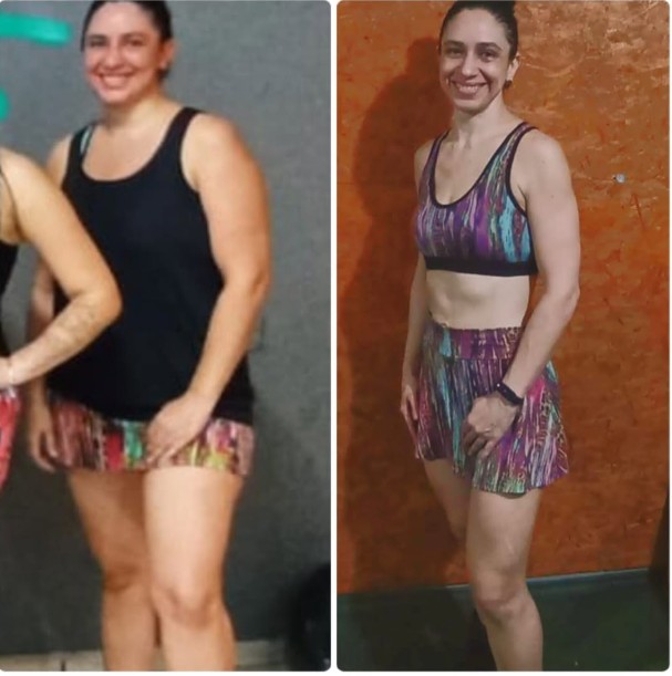 Aluna Reprograme — antes e depois