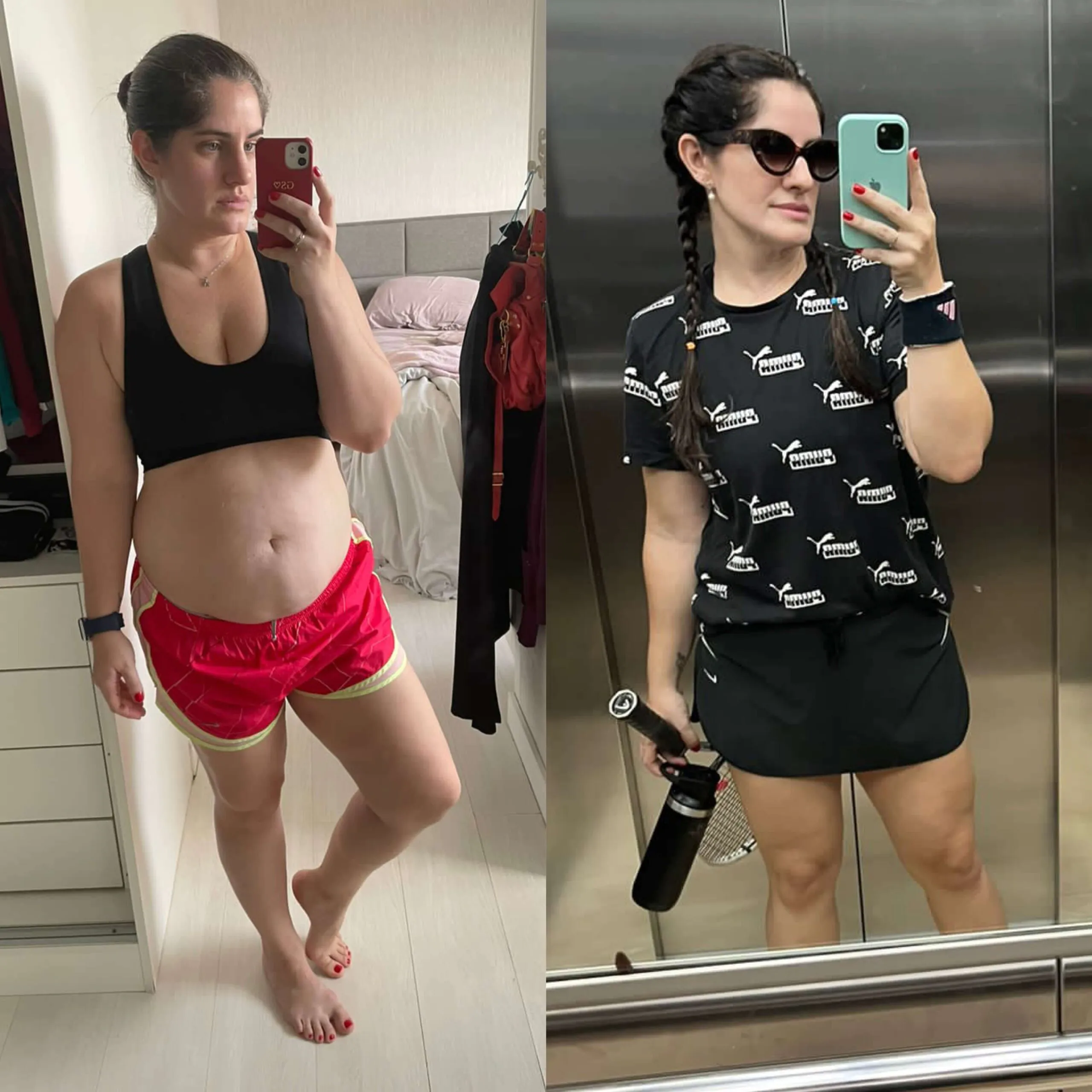 Aluna Reprograme — antes e depois