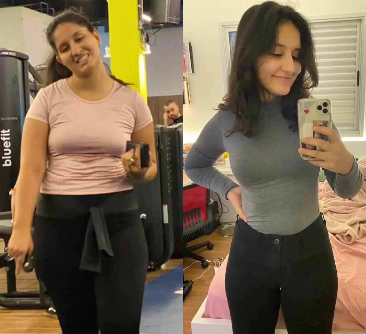 Aluna Reprograme — antes e depois